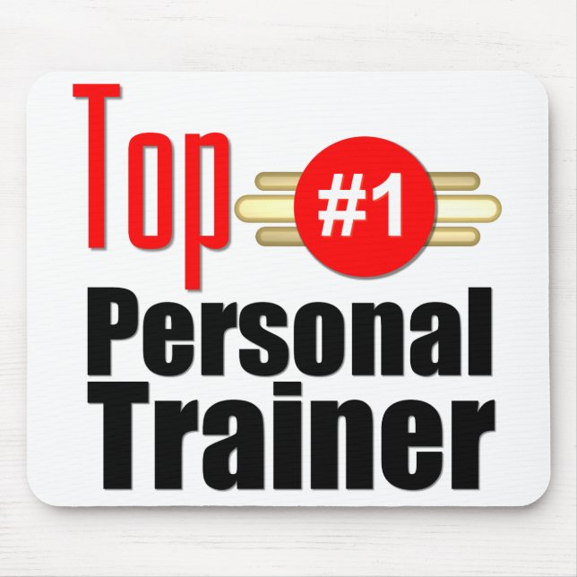 Top Personal Trainer Mouse Pad (Front)