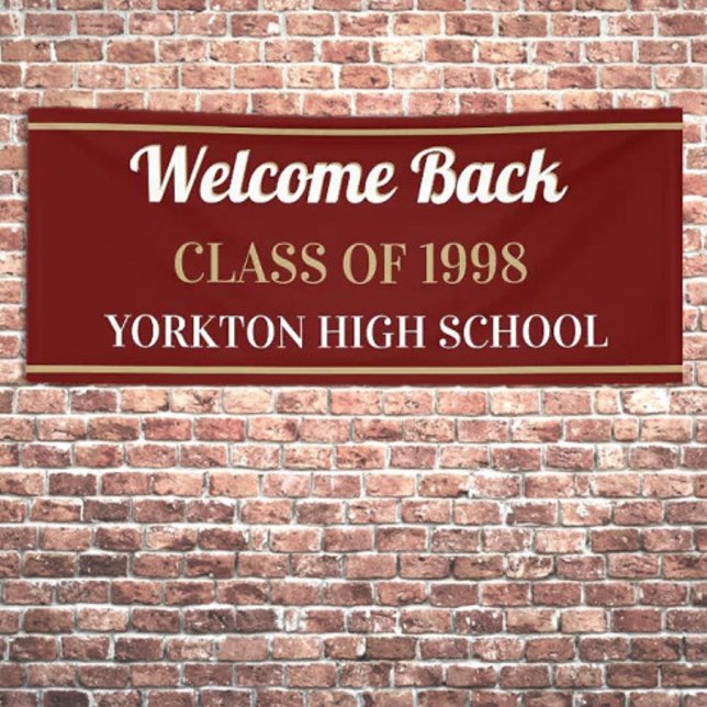 Top Pick! CUSTOM Class Reunion banner (Creator Uploaded)