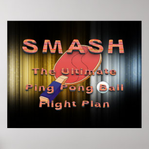 TOP Ping Pong Slogan Poster