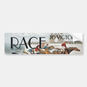 TOP Race to Victory Bumper Sticker