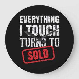 Top Realtor    Large Clock