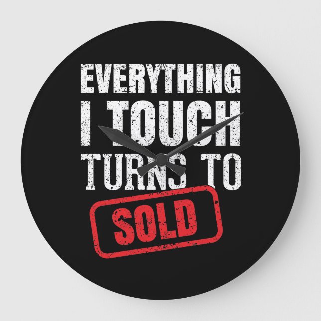 Top Realtor    Large Clock (Front)