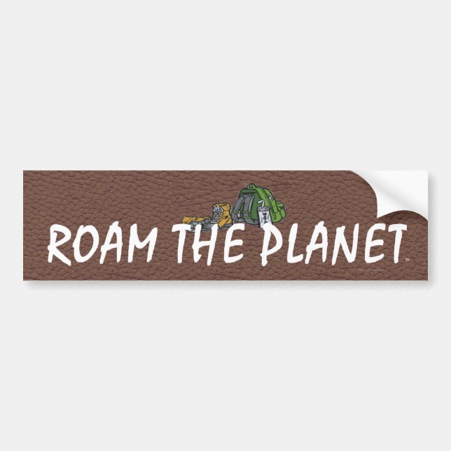 TOP Roam the Planet Bumper Sticker (Front)