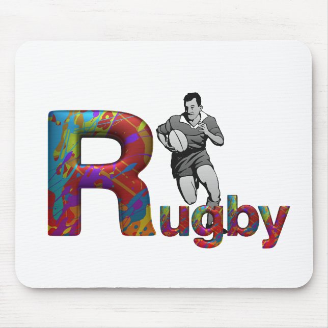 TOP Rugby Mouse Pad (Front)