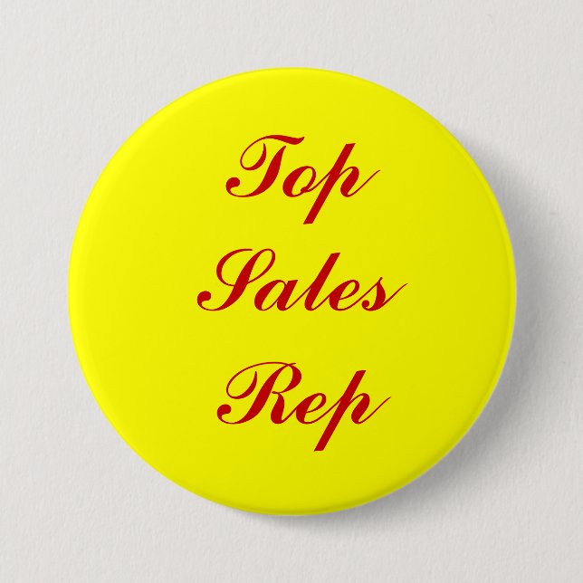 Top Sales Rep Button (Front)