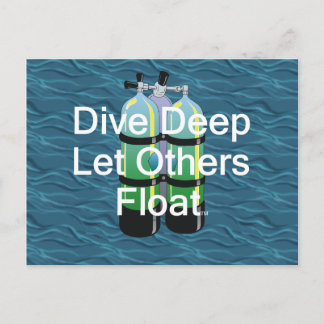 TOP Scuba Diving Postcard