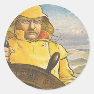 TOP Seafarer Classic Round Sticker