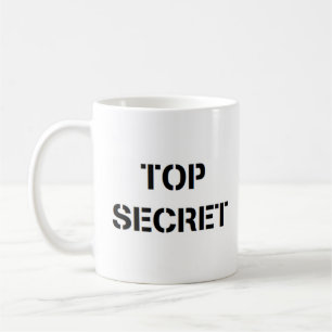 top secret coffee mug