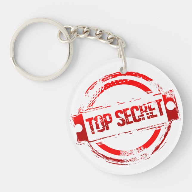 Top Secret Key Ring (Front)