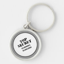 Top Secret keychain