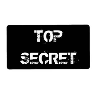 TOP SECRET LABELS