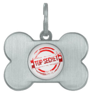Top Secret Pet Tag