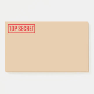 Top Secret Post-it Notes