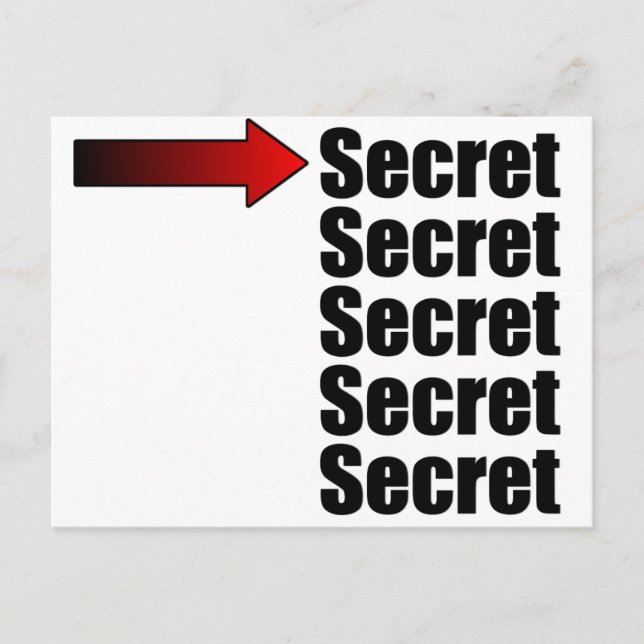 Top Secret Postcard (Front)
