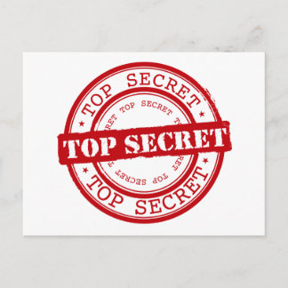Top Secret Postcard