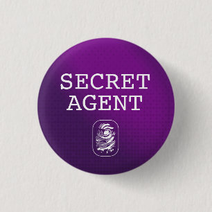 Top Secret / Secret Agent / Classified 3 Cm Round Badge