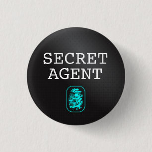 Top Secret / Secret Agent / Classified 3 Cm Round Badge
