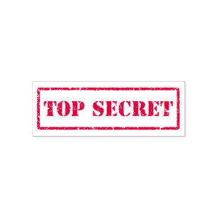 Top secret self inking self-inking stamp