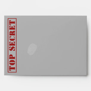 TOP SECRET  Speech Bubble Custom Envelopes