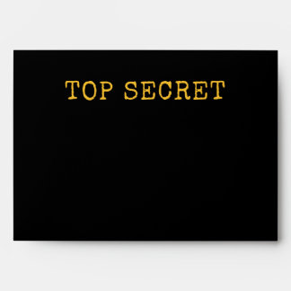 Top Secret Spy Themed Wedding Envelopes