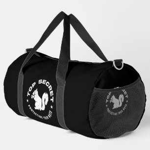 Top Secret Squirrel - Protecting Your Nuts Grunge Duffle Bag