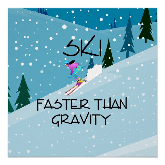 TOP Ski Faster Poster (Front)