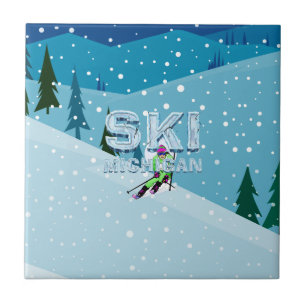 TOP Ski Michigan Tile