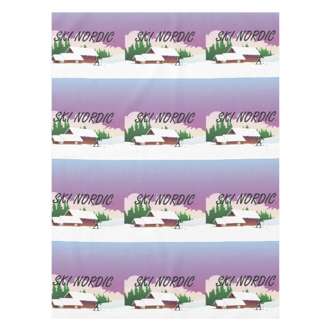 TOP Ski Nordic Tablecloth (Front)