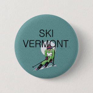 TOP Ski Vermont 6 Cm Round Badge