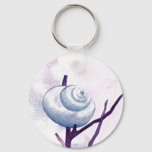 Top Snail Keychain