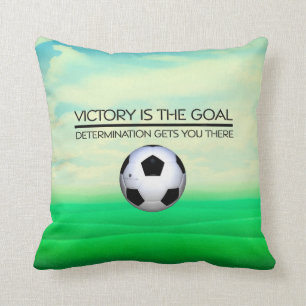 TOP Soccer Victory Slogan Cushion