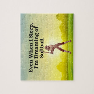 TOP Softball Dreams Jigsaw Puzzle