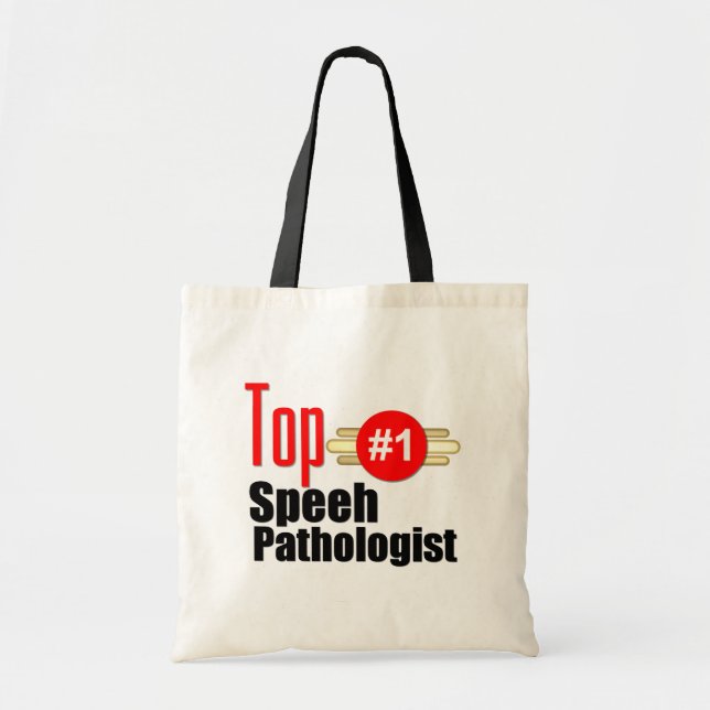 Top Speech Pathologist Tote Bag (Front)