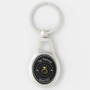 Top Teamwork keychain award. Editable.