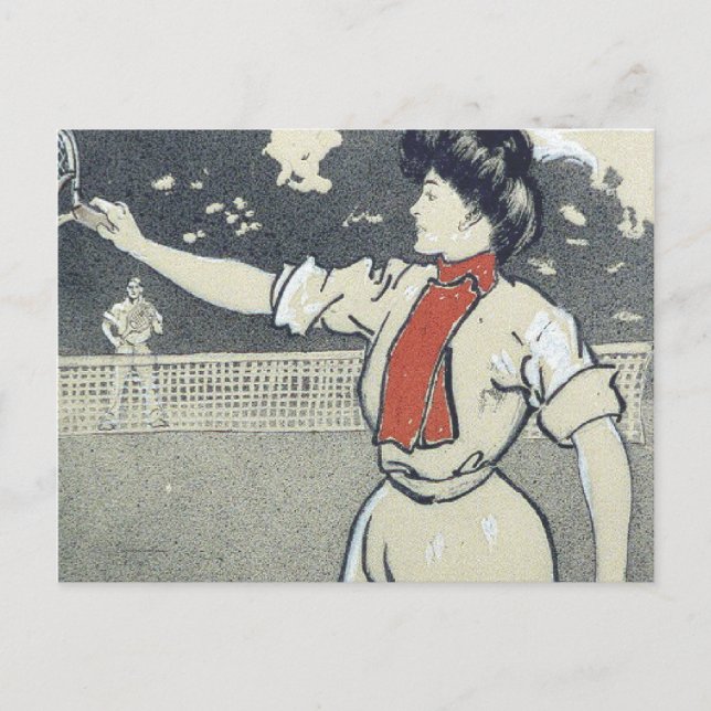 TOP Tennis Girl Postcard (Front)