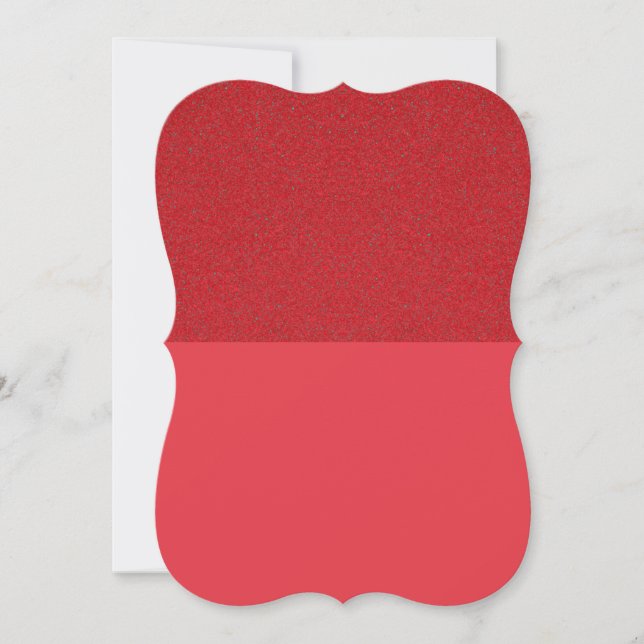 Top Texture Tomato Red Flat Card – Customisable (Front)