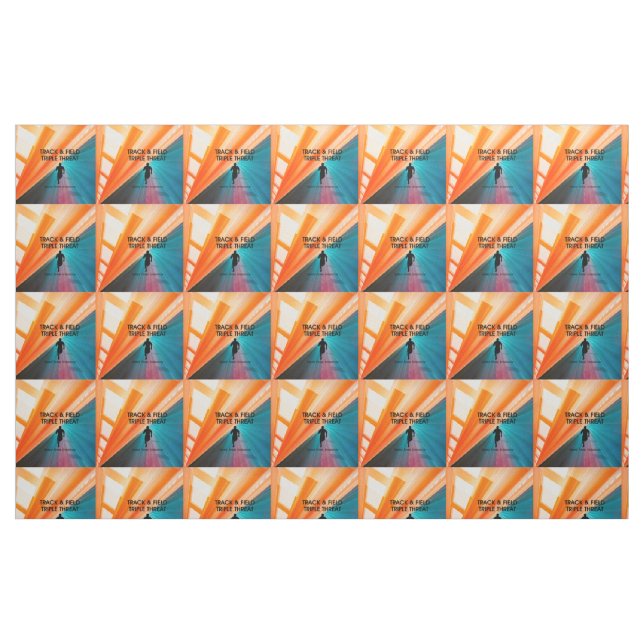TOP Track and Field Triple Fabric (Fat Quarter)