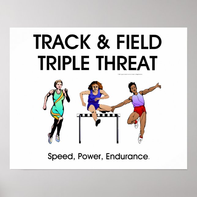 TOP Track Triple Threat Poster (Front)