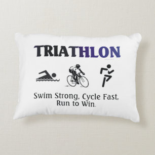 TOP Triathlon Decorative Cushion