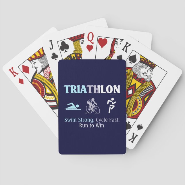 TOP Triathlon Playing Cards (Back)