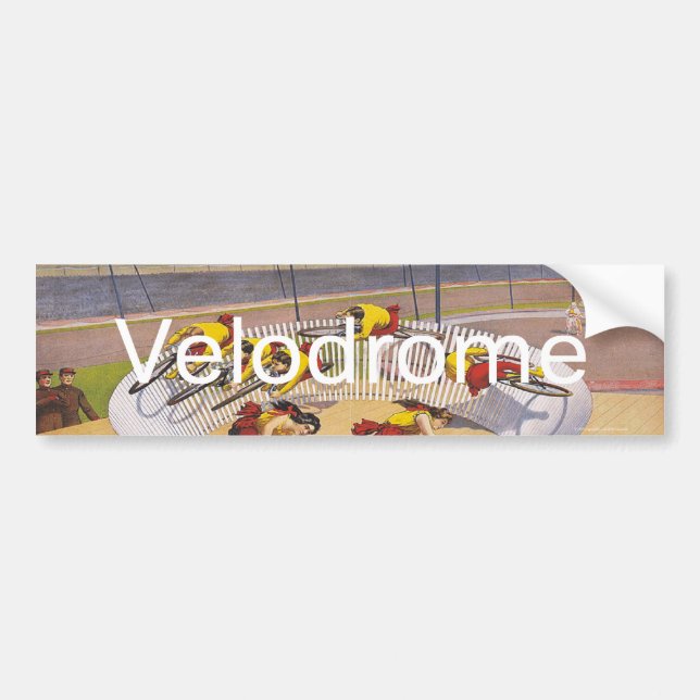 TOP Velodrome Circles Bumper Sticker (Front)