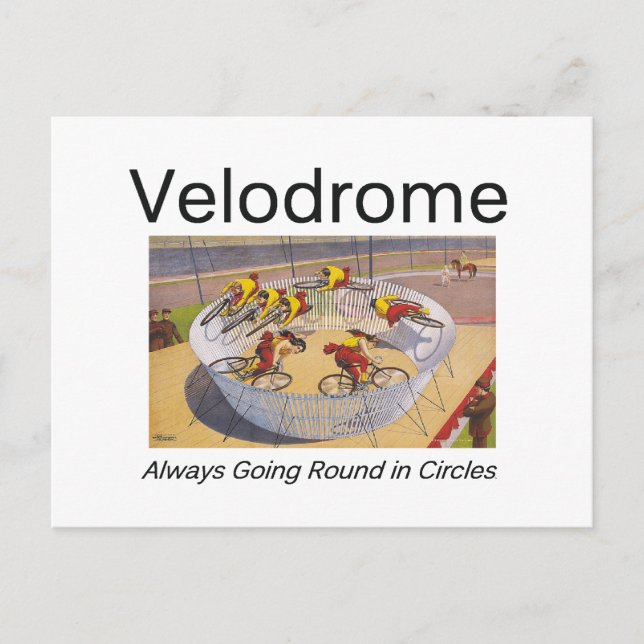 TOP Velodrome Circles Postcard (Front)