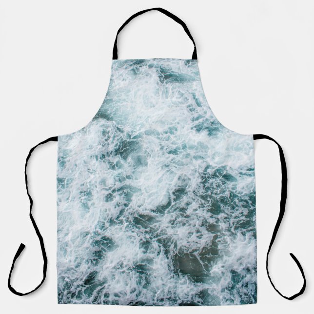Top view of ocean waves apron (Front)