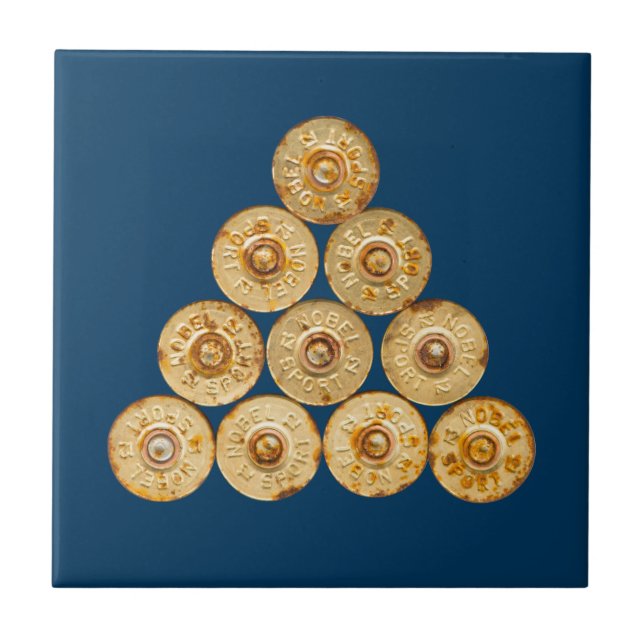 Top view of the hunt cartridges ceramic tile (Front)