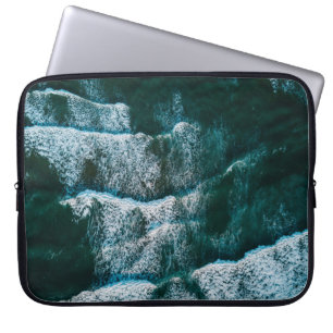 Top view photo of body of water laptop sleeve
