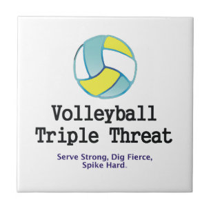 TOP Volleyball Triple Threat Tile
