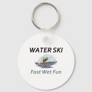TOP Water Ski Key Ring