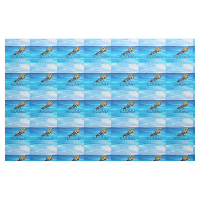 TOP Water Skiing Fabric (Fat Quarter)