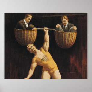 TOP Weightlifting Old School Poster