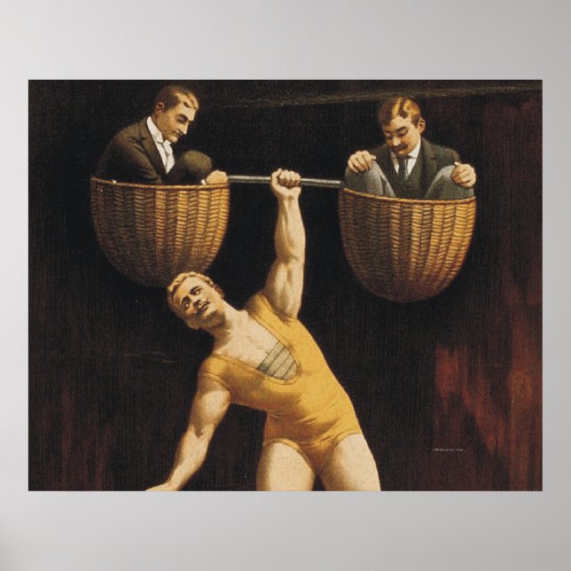 TOP Weightlifting Old School Poster (Front)